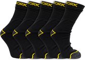 Work werksokken | heren sokken | zwart | 5 paar | Maat: 47-50