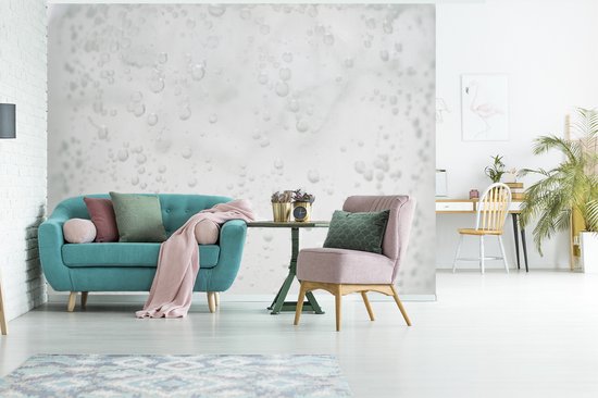 Papier peint photo peint photo vinyle - Petites bulles d'air dans l'eau largeur 295 cm x hauteur 220 cm - Tirage photo sur papier peint (disponible en 7 tailles)