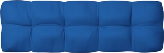 vidaXL-Palletkussen-120x40x12-cm-stof-koningsblauw