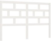 vidaXL Tête de lit Blanc 146 x 4 x 100 cm Bois de pin massif