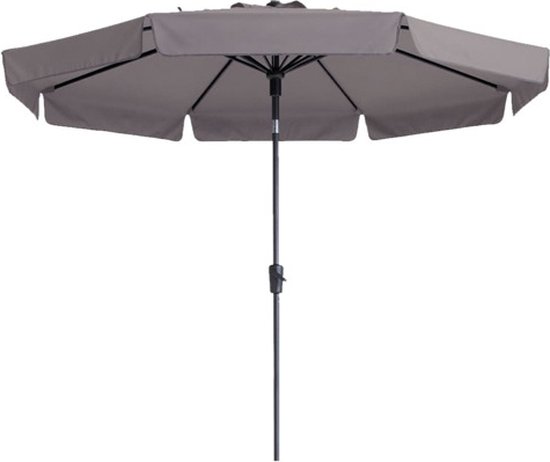Madison Parasol Flores Luxe rond 300 cm taupe | bol.com