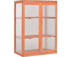 vidaXL - Tuinkas - 75x47x109 - cm - hout