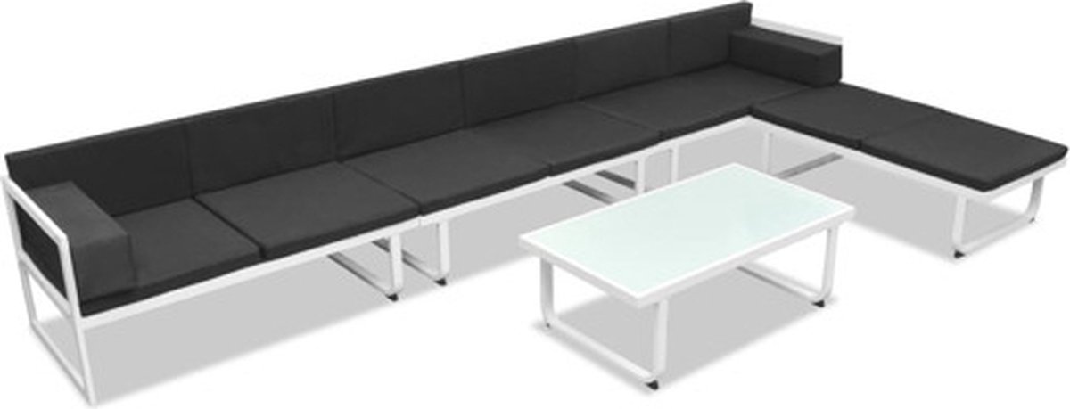 Vidaxl Loungeset Zwart Lounge Set