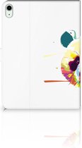 Standcase Hoesje iPad Air (2020/2022) 10.9 inch Tablet Hoes met Standaard Super als Sinterklaas Cadeautje Panda Color