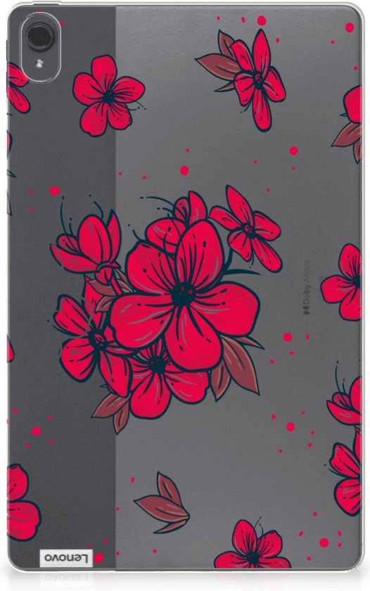 Lenovo Tab P11 | P11 Plus Siliconen Hoesje Blossom Red