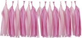 Hangende borstels - Roze (15 stuks)