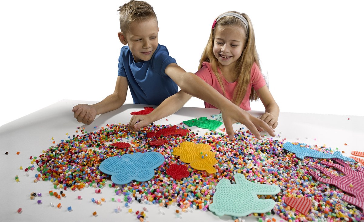 SES Creative Beedz Strijkkralen Grondplaat - Unicorn - Voor Meisjes vanaf 5 Jaar - Knutselen - PVC-Vrij - Schoencadeautjes Sinterklaas — cadeau in Cadeau-ideeën - foto 2