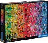 Clementoni - Puzzel 1000 Stukjes Collage - Colorboom, Puzzel Voor Volwassenen en Kinderen, 14-99 jaar, 39595