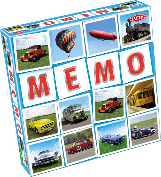 Tactic Memory - Kaartspel - Memo - Voertuigen