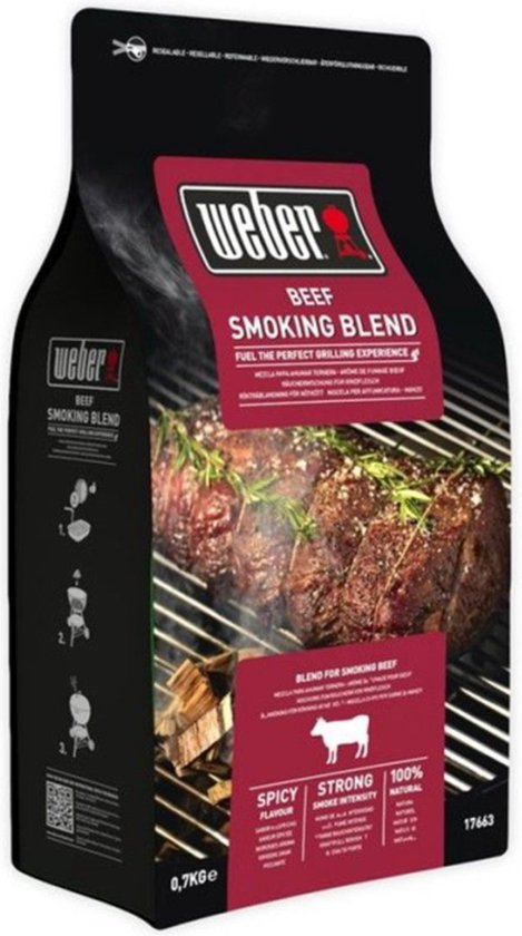 Weber Houtsnippers Beef Wood Chips Blend - Rookhout - Weber