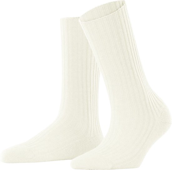 Falke Sokken met kasjmier, model 'Cosy Wool' in lichtgrijs online kopen
