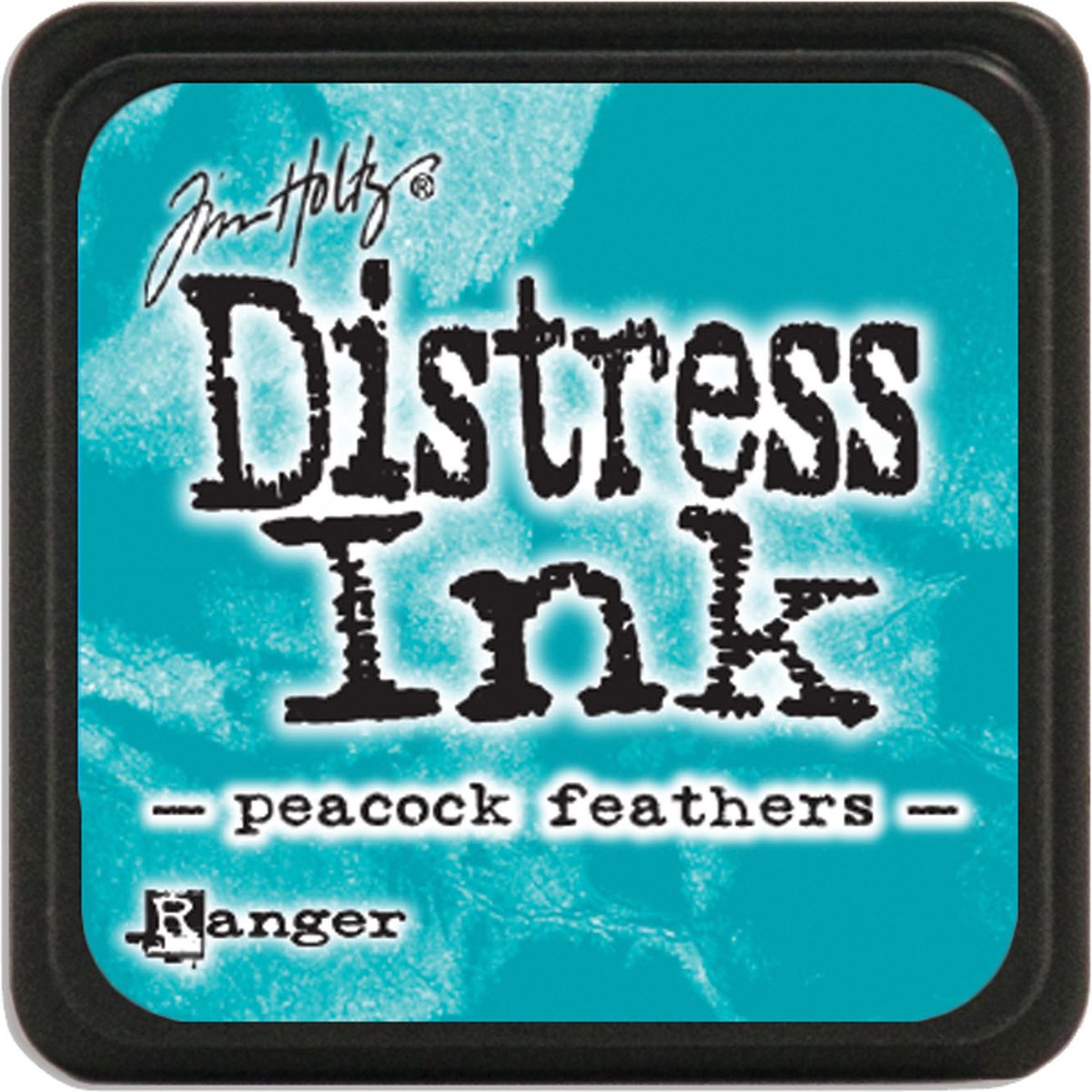Tim Holtz - Distress Stempelkussen - Mini ink pad - Peacock feathers - TDP40064