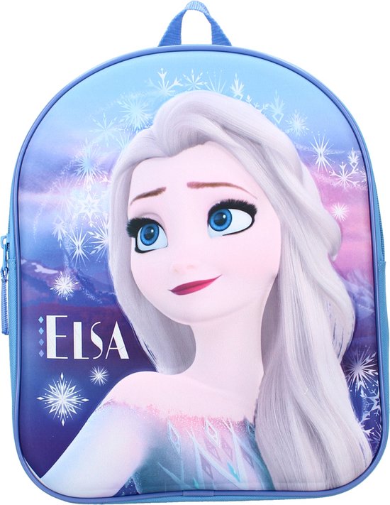 Frozen II Friends Around Town Rugzak 3D - Blauw - Elsa