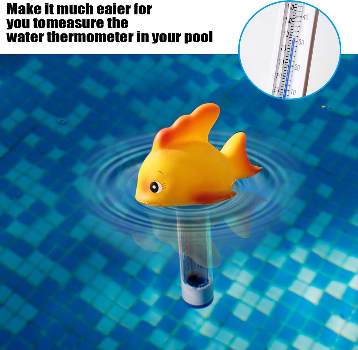 Zwembad drijfthermometer analoog kopen Zwembad drijfthermometer analoog kopen