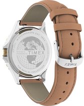 Timex Navi TW2U55600 Horloge - Leer - Bruin - Ø 41 mm