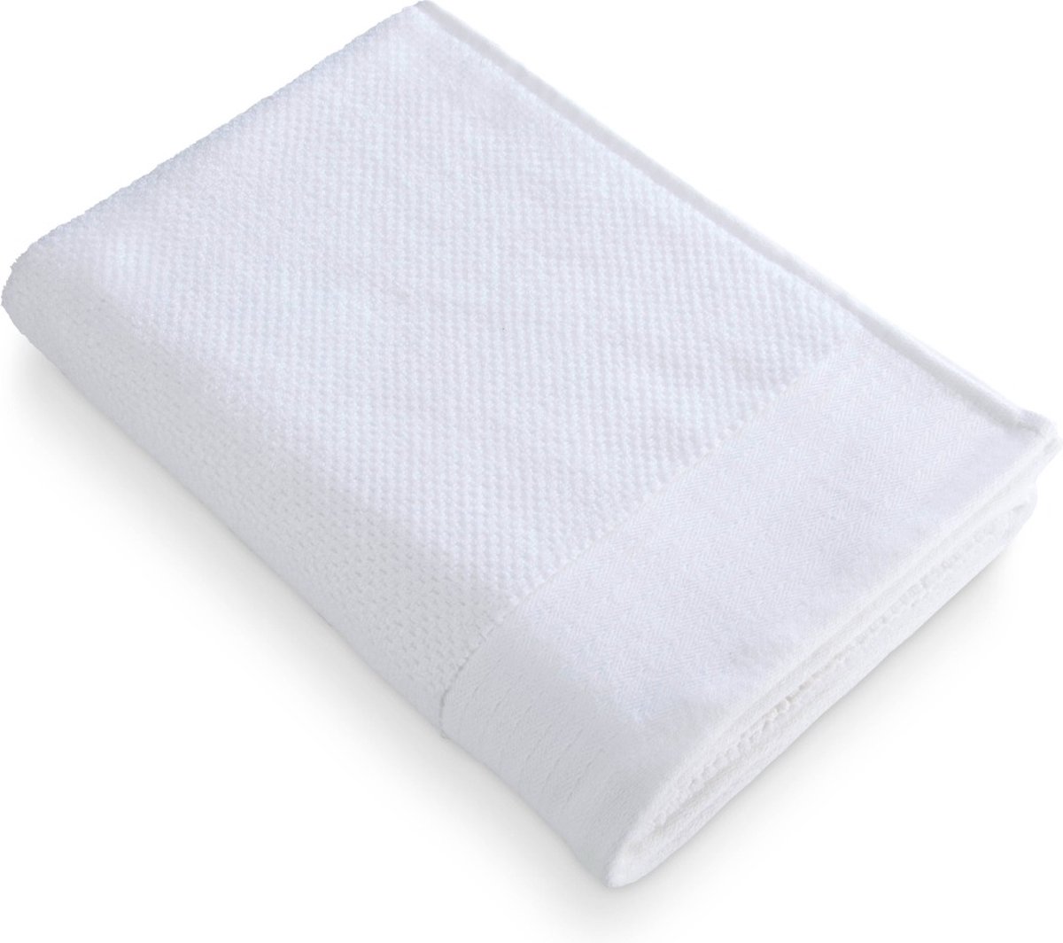 Soft Cotton Popcorn badlaken 70x140cm wit