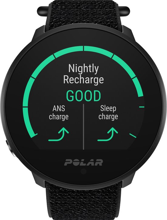 Polar Unite Fitnesshorloge en -tracker -  Zwart - Hook&Loop - M-L