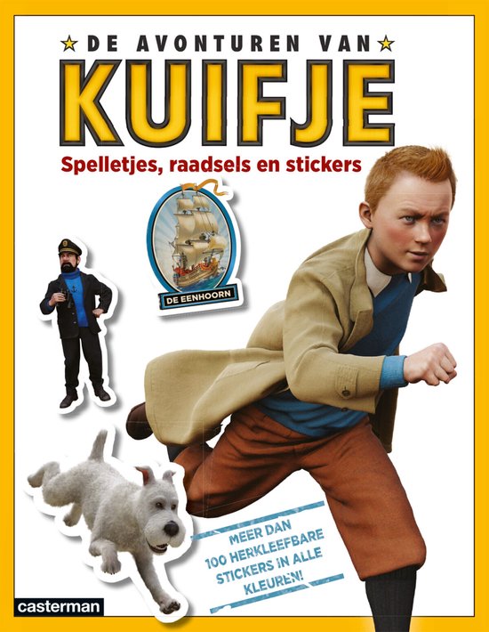 Cover van het boek 'Kuifje / Sp. Het Geheim Van De Eenhoorn (Stickerboek)' van  Herge