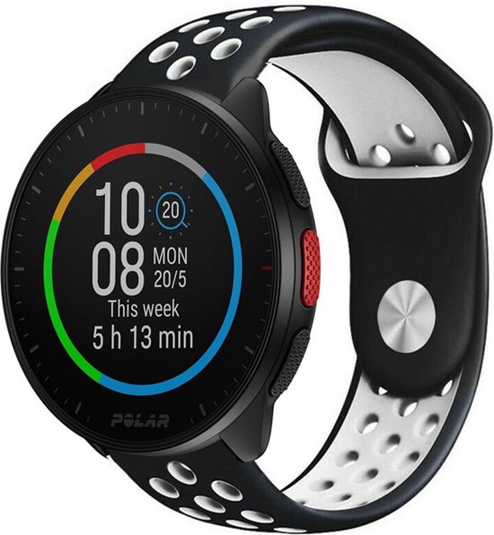 Polar Polsband Pacer Pro Zilver/Grijs S-L Polar Polsband Pacer Pro Zilver/Grijs S-L
