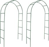 Arche à rosiers vidaXL - Arcs pour roses - Arche de jardin - Arches de jardin - Arches de jardin 2 pièces