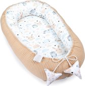Babynestje / Babynest - Premium kwaliteit, confort katoen, Babybedje, Bumper voor babybedje, knuffelnest voor babybedje