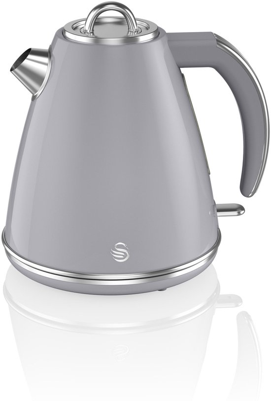 Swan Waterkoker Retro Grijs 1.5 L
