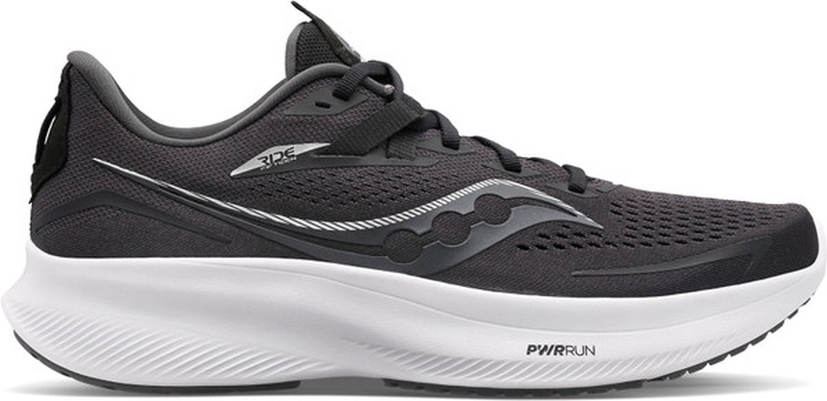 Saucony Ride 15 Heren - Sportschoenen - Hardlopen - Weg - zwart/wit