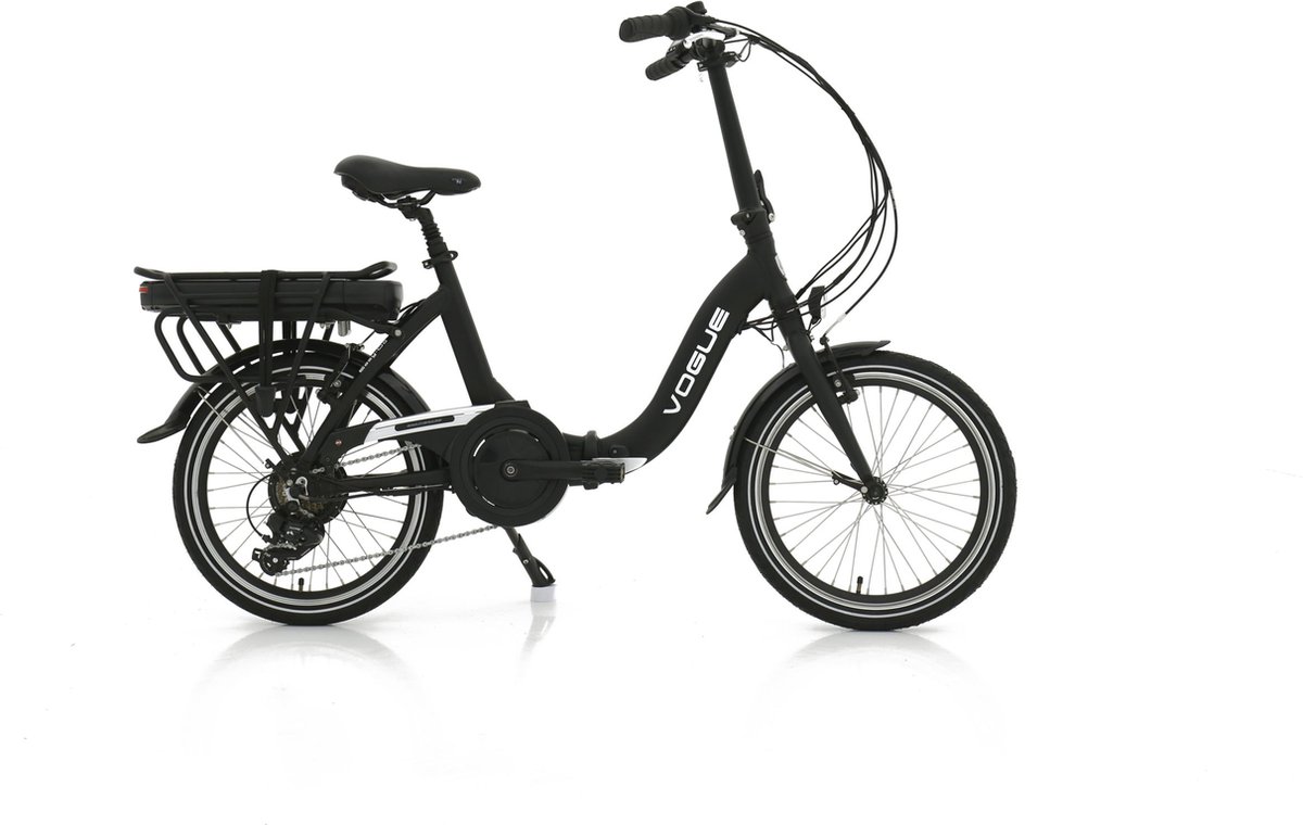 Vogue Easy Go 7D vouw e bike 20 inch wiel matt black black