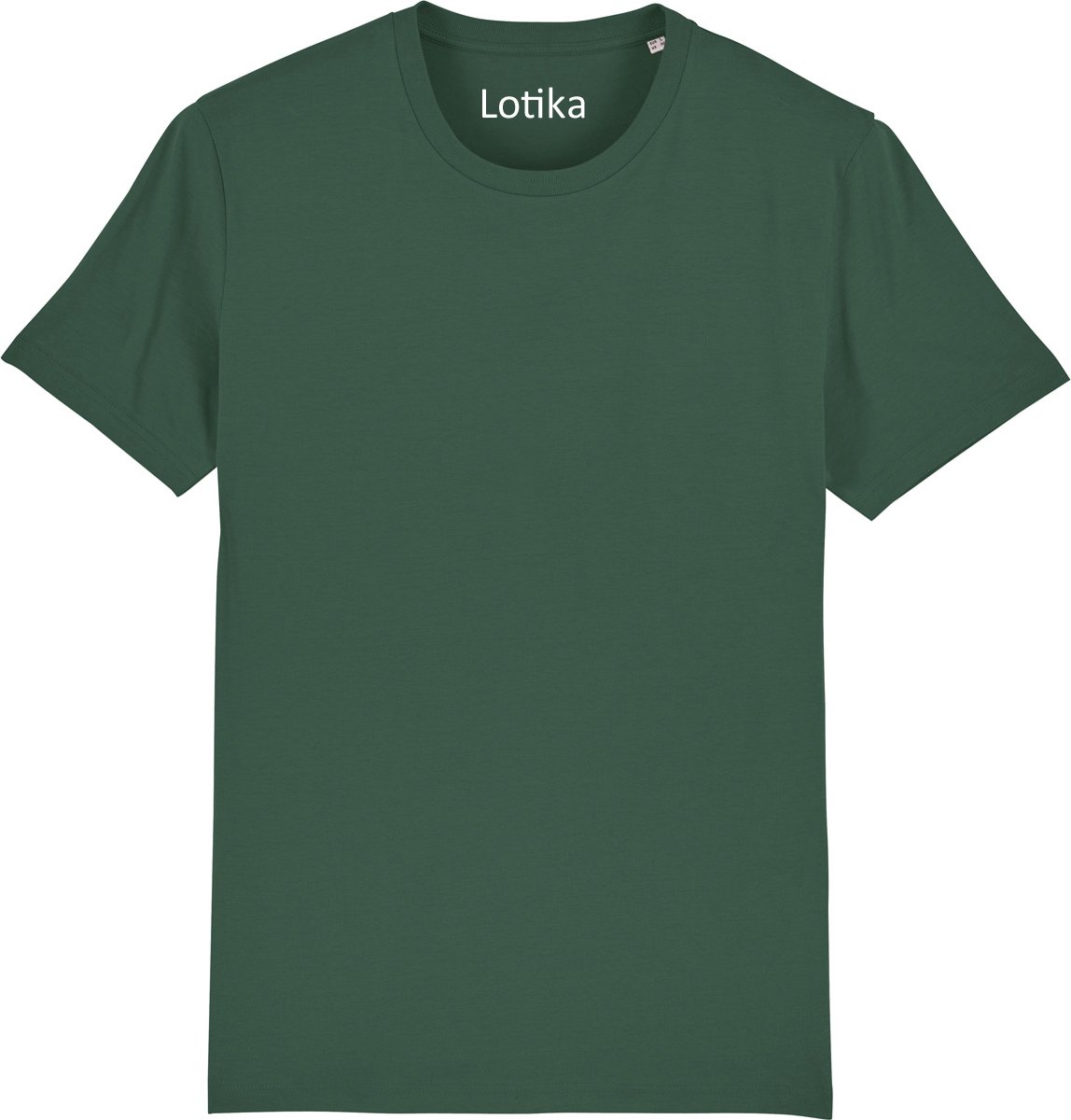 Lotika Daan T-shirt biologisch katoen bottle green