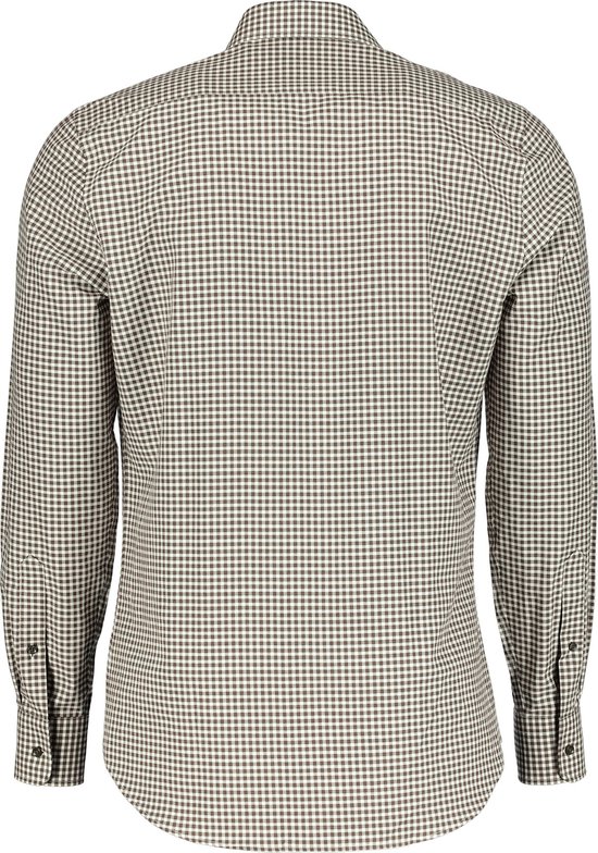 Jac Hensen Premium Overhemd Slim Fit Bruin S bol