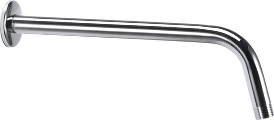 Roestvrijstalen douche verlengbuis, G1 / 2 of G3 / 4 verchroomde ronde douchepijp Handheld rechte badkamer douchekop verlenging arm buis extender (Size : 20cm G3 4 two side