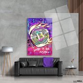 Luxe Plexiglas Schilderij Bitcoin | 40x60 | Woonkamer | Slaapkamer | Kantoor | Muziek | Design | Art | Modern | ** 5MM DIK**