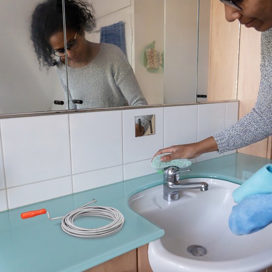 Déboucheur Flexible Ressort Griffe Pour Toilettes Et Égouts -Noir