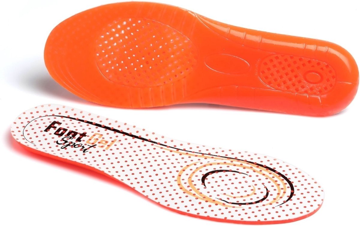 Footgel inlegzolen MultiSport Sinaasappel geur Oranje