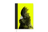 Carnet - Carnet d'écriture - Cacatoès - Vogel - Jaune - Carnet - Format A5 - Bloc-notes