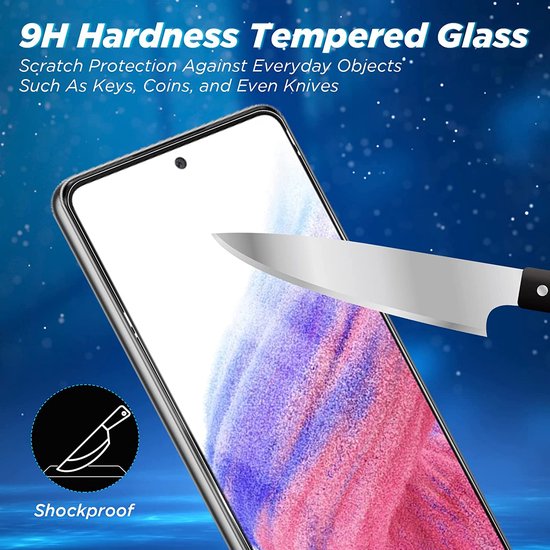 Protecteur d'écran Samsung Galaxy A53 5G A536 - Protecteur d'écran en Glas Tempered Glass - 2x