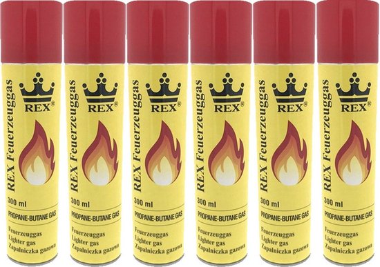 6x Aanstekergas / butaan gas 300 ml van Benson — afbeelding 4