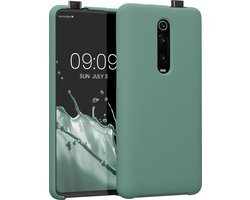 kwmobile telefoonhoesje geschikt voor Xiaomi Mi 9T (Pro) / Redmi K20 (Pro) - Hoesje met siliconen coating - Smartphone case in dennengroen