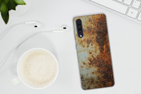 Coque Samsung Galaxy A30s - Tôle Acier - Ancien - Rouille - Siliconen Phone case