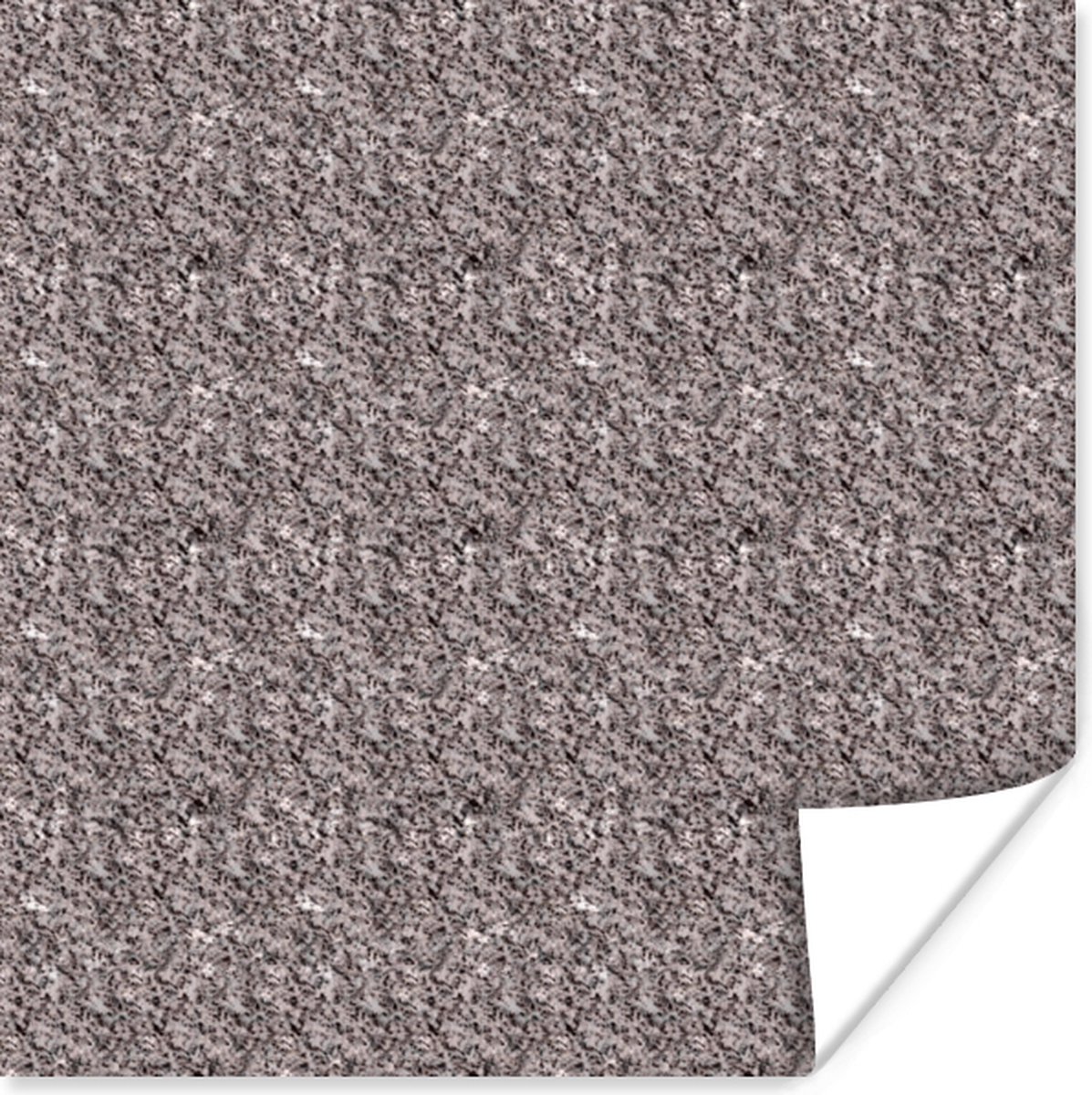 Poster Graniet - Patroon - Structuur - 75x75 cm