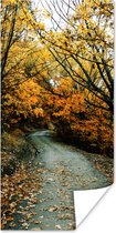 Poster Feuilles - Automne - Forêt - 20x40 cm