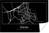 Poster Gouda - Kaart - Stadskaart - Plattegrond - 90x60 cm