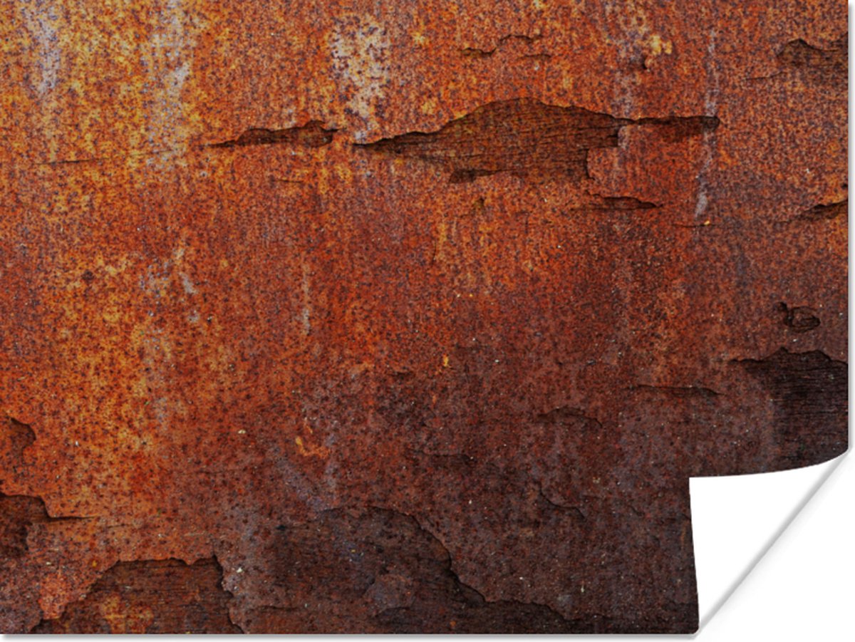 Poster Roest - Vintage - Staal - 120x90 cm