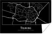 Poster Plan de la ville - Tilburg - Plan d'étage - Carte - 120x80 cm