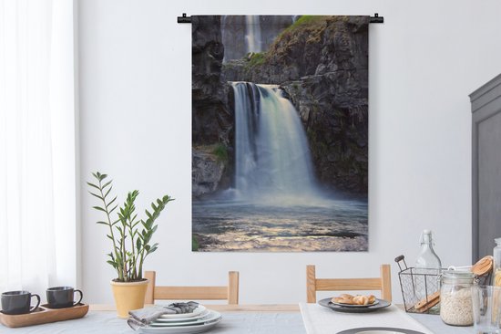 Tapisserie - Tapisserie - Cascade - Water - Rochers - 90x120 cm - Tapisserie