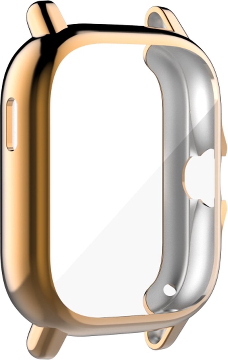 Screenprotector watch case - hoesje - geschikt voor Amazfit GTS 2 - rosegoud