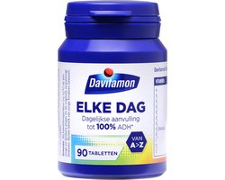 Davitamon Elke Dag - Complete multivitaminen met 22 essentiële vitamines en mineralen- 90  tabletten