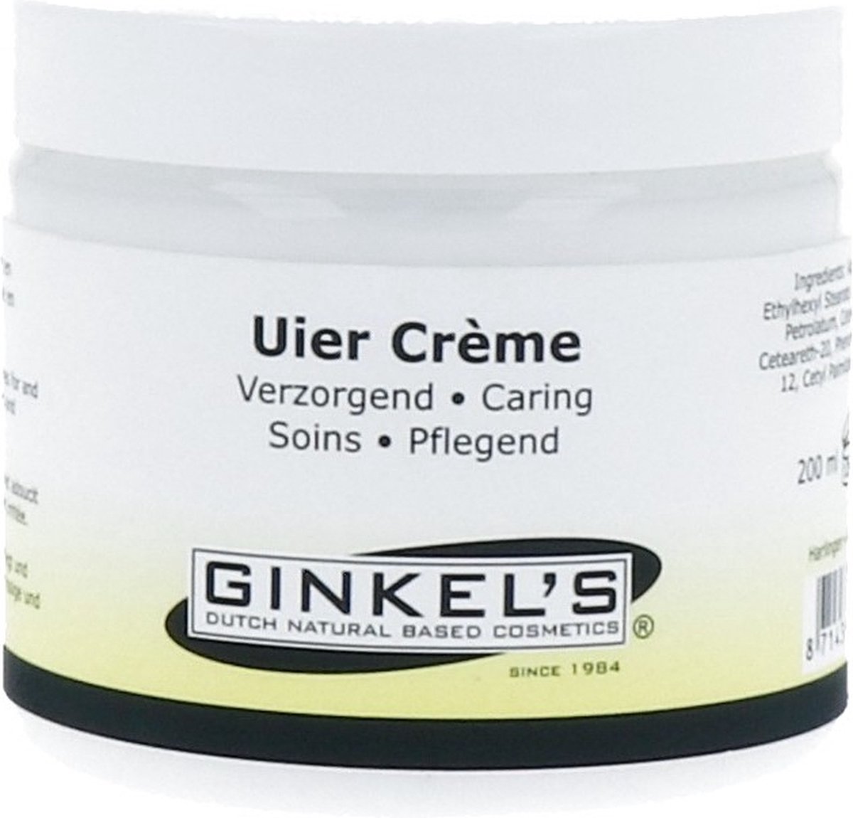 Ginkel's Uiercrème - 200 ml - Bodycrème