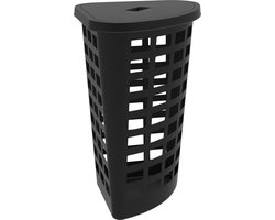 Wasmand Boston Plast Team 54L zwart/hoek