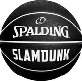 Spalding Slam Dunk (Taille 5) Basketbal pour Enfants - Zwart / Wit